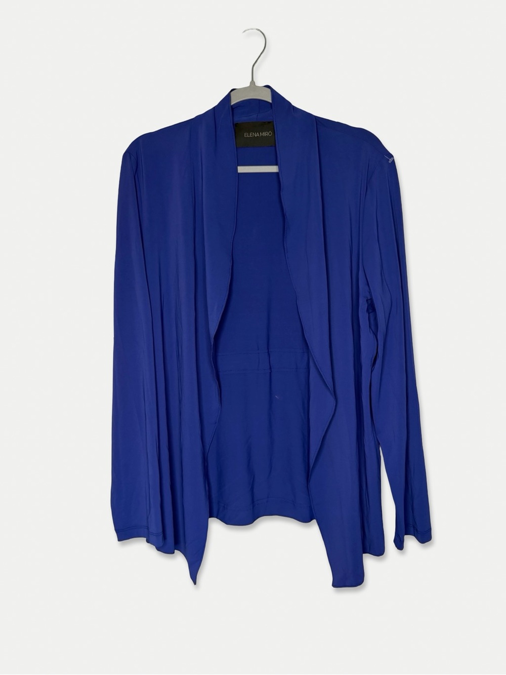ELENA MIRO Jacket Cover Size 12 Blue Cover Adjustable Waist GUC